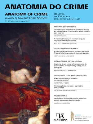 cover image of Anatomia do Crime n.º 5--2017